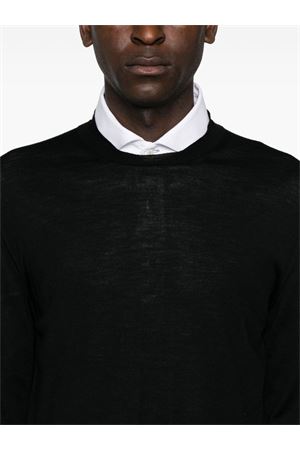 Maglione in lana merino nero LOW BRAND | L1MFW24256687D001